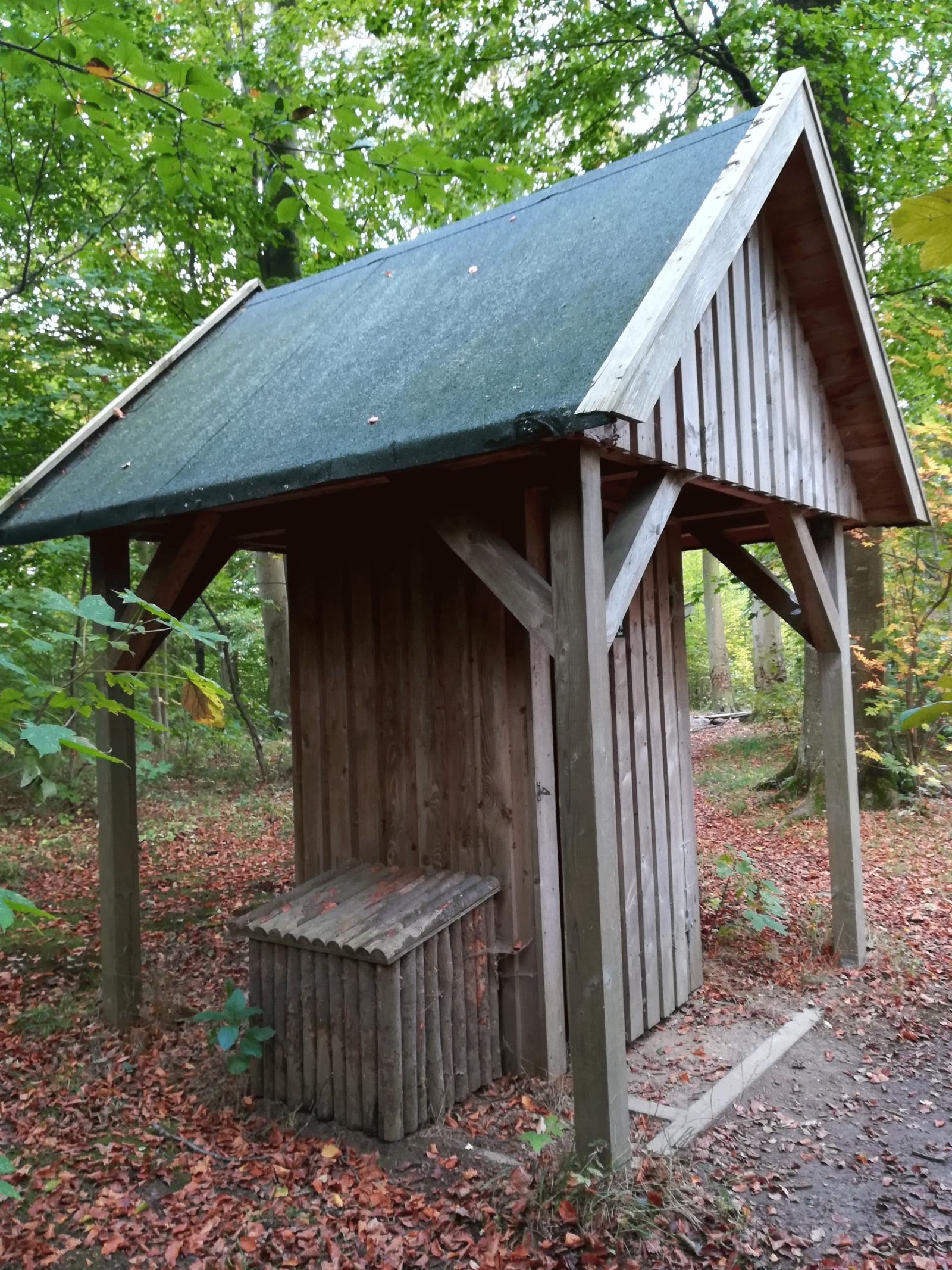 Faksinge Skov Primitive Toilet Udinaturen Dk