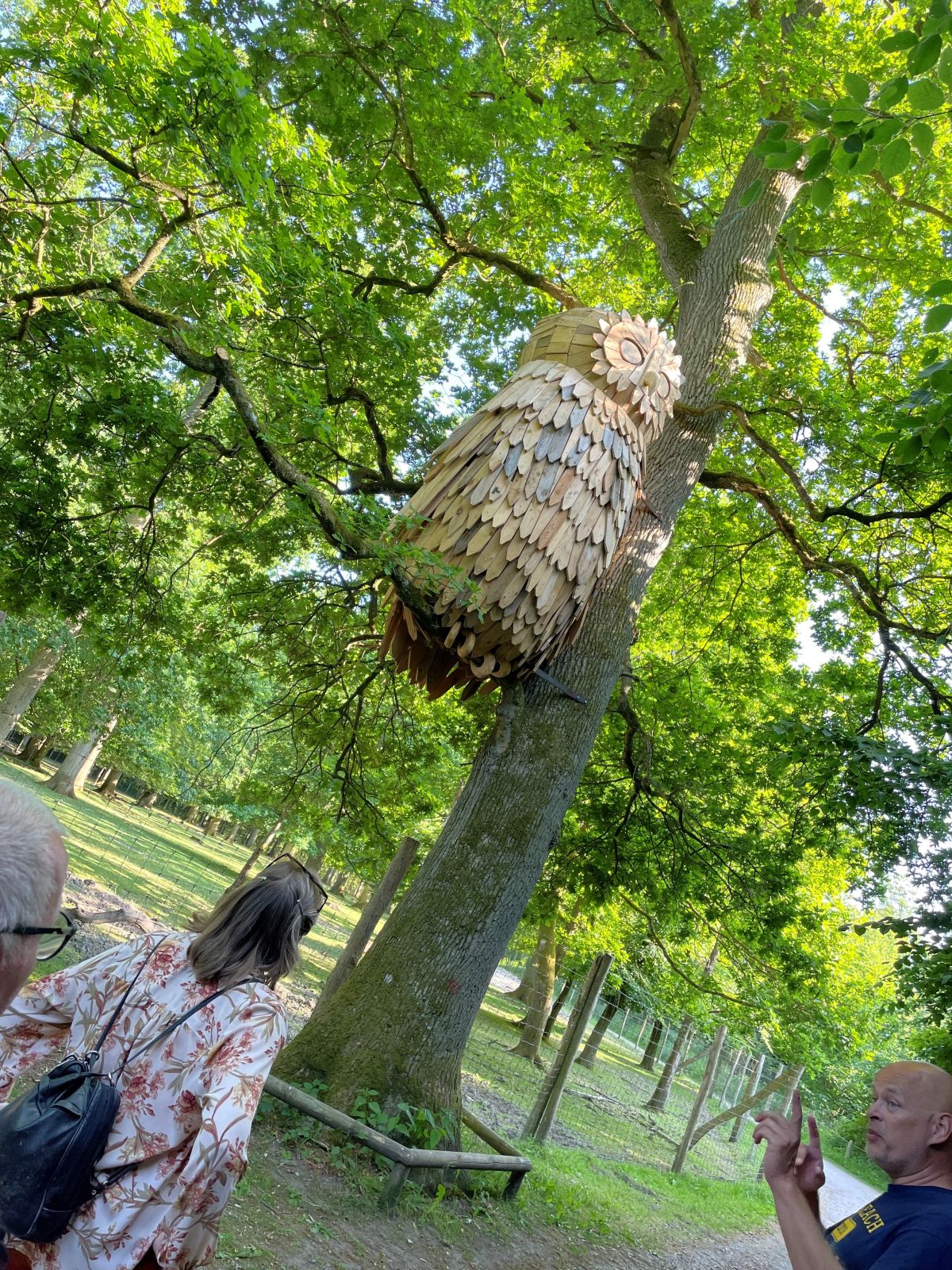 Træskulptur af en ugle