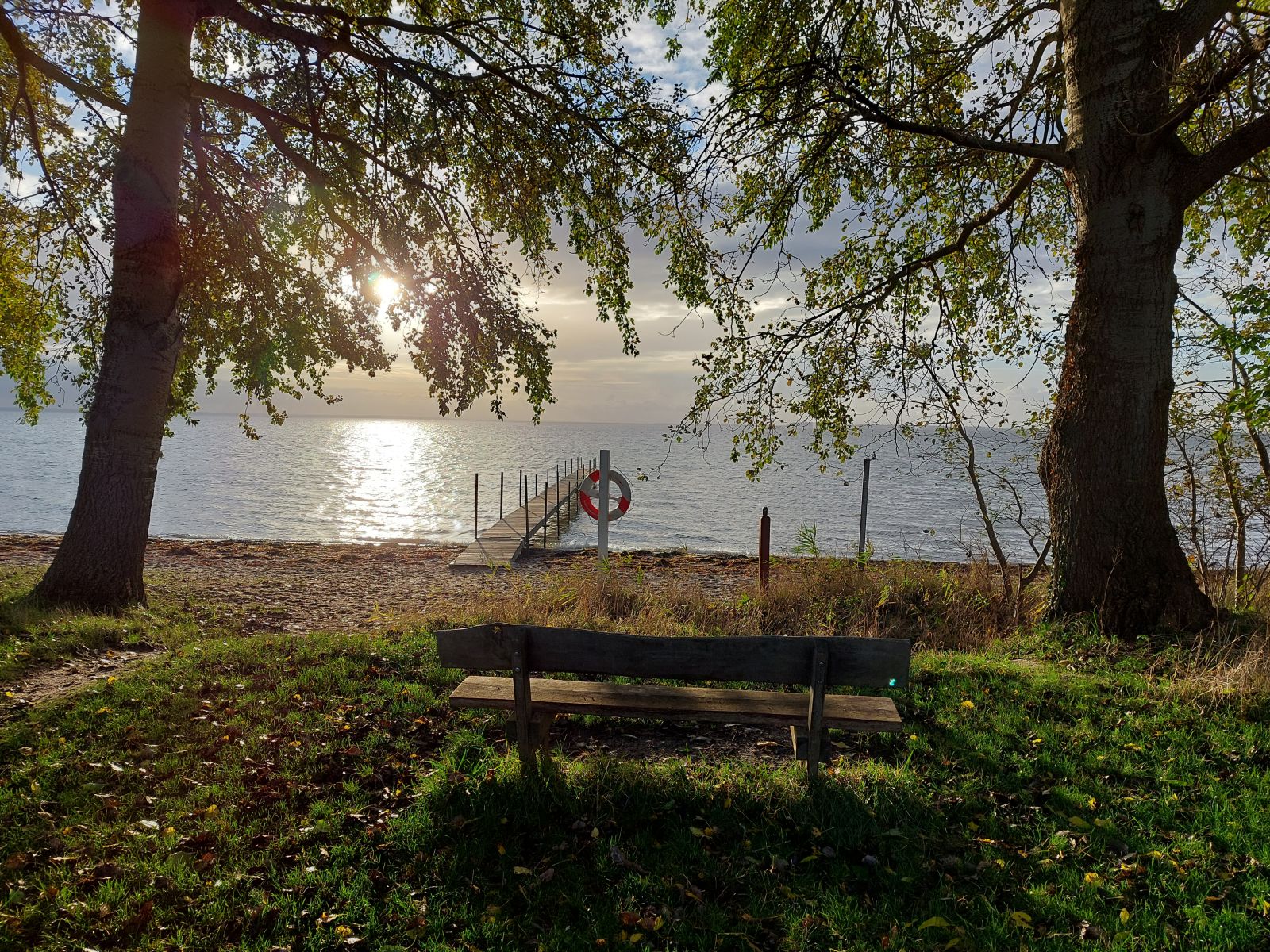 Skibelund strand, shelter in Denmark