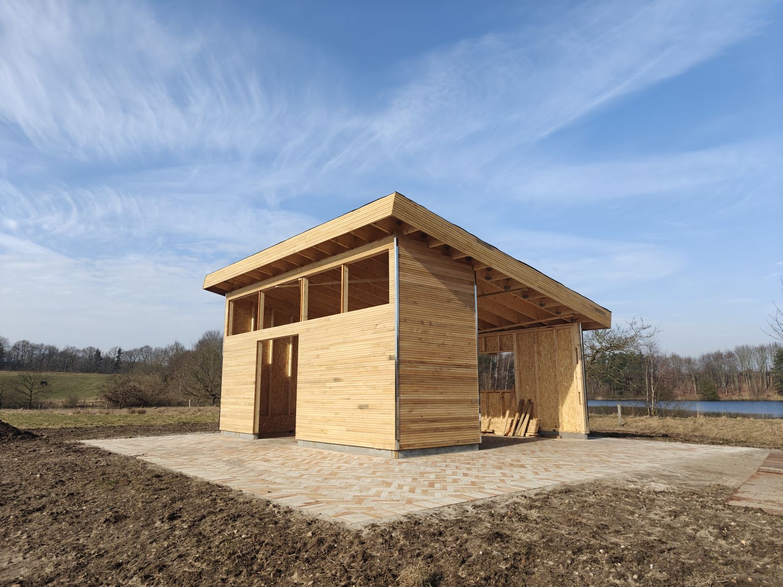 Tørvejrsrum/madpakkehus, shelter in Denmark