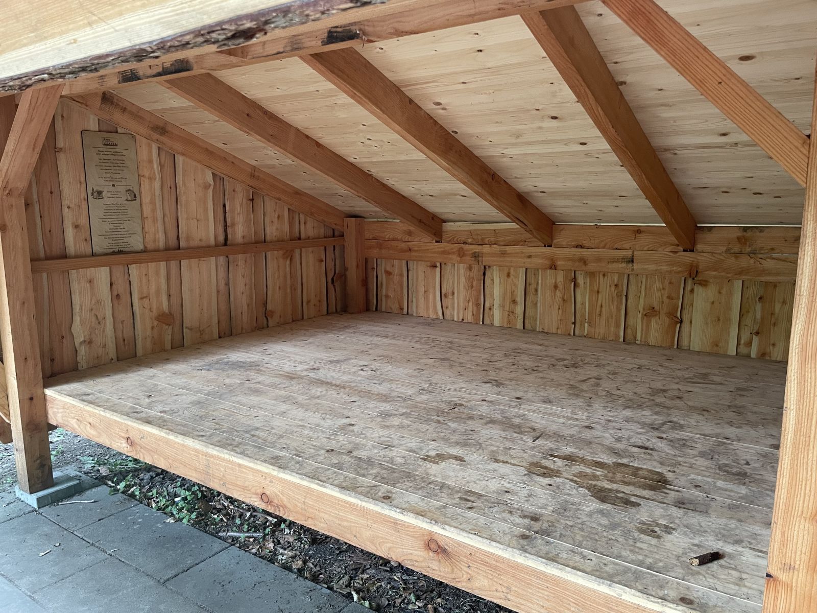 Shelter indvendigt