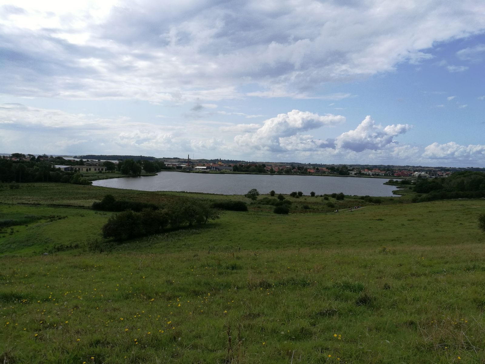 Udsigt over søen og Faaborg