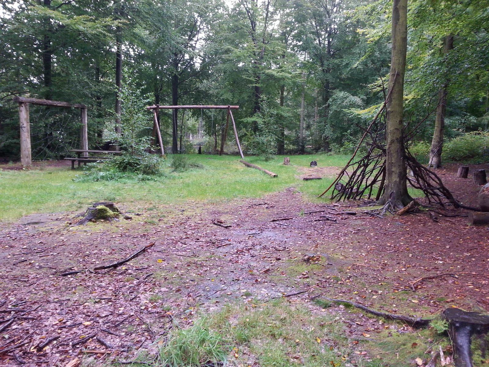 Rønhede Plantage, hut in Denmark