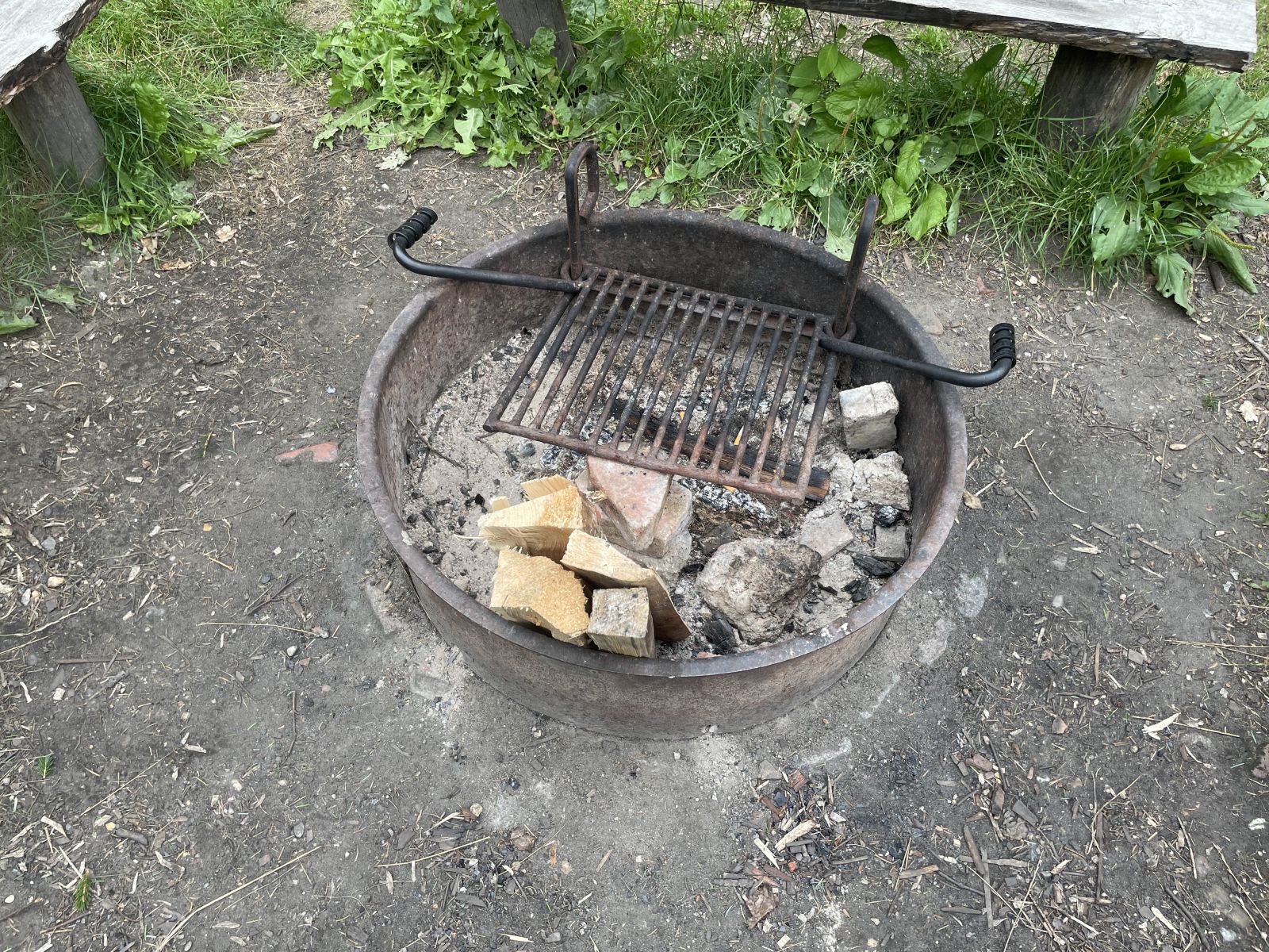 Bål/grill stedet