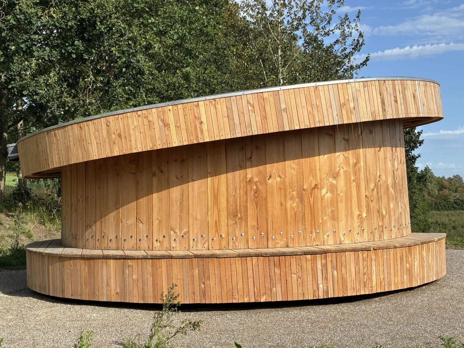 Shelter set fra siden