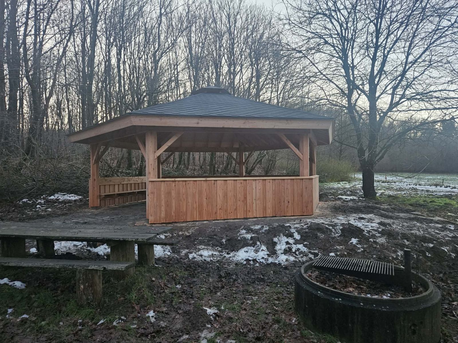 Krejsel Skov Bålhytte, shelter in Denmark