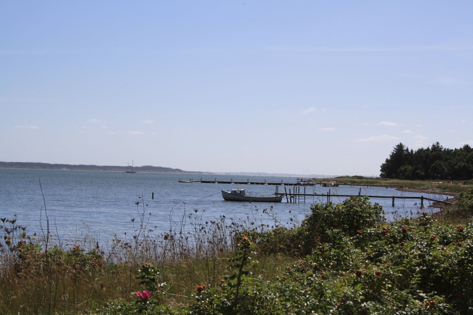 Badebro ved Søndbjerg Strand
