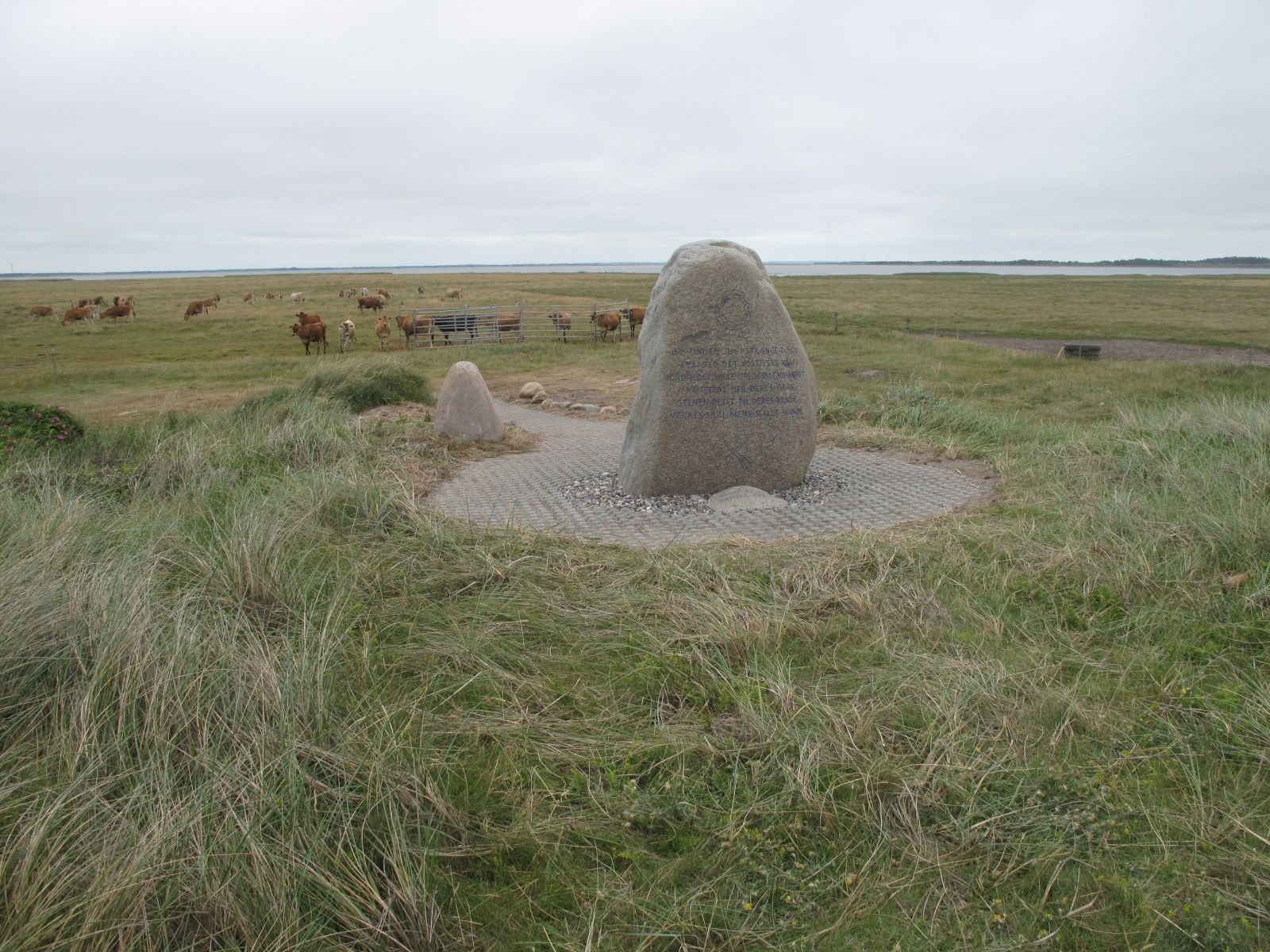 Parkeringsplads ved mindestenen for Sct. George