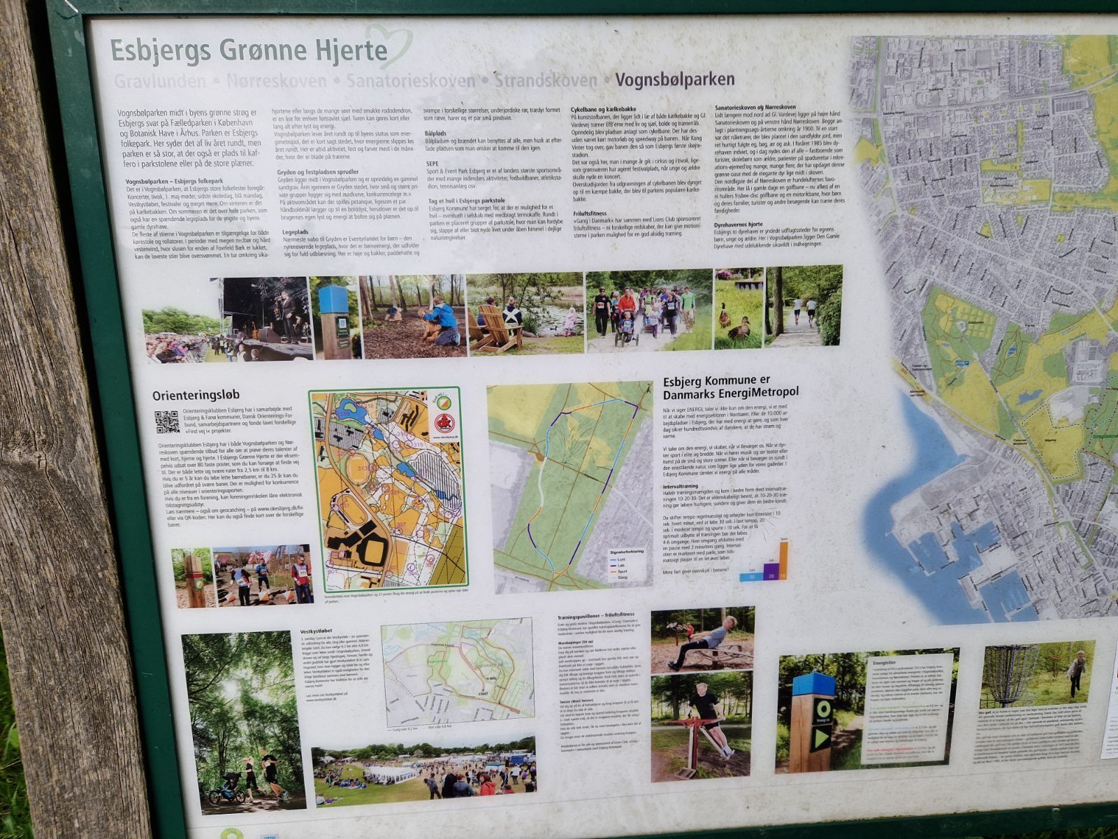 Oversigtskort over Vognsbølparken 