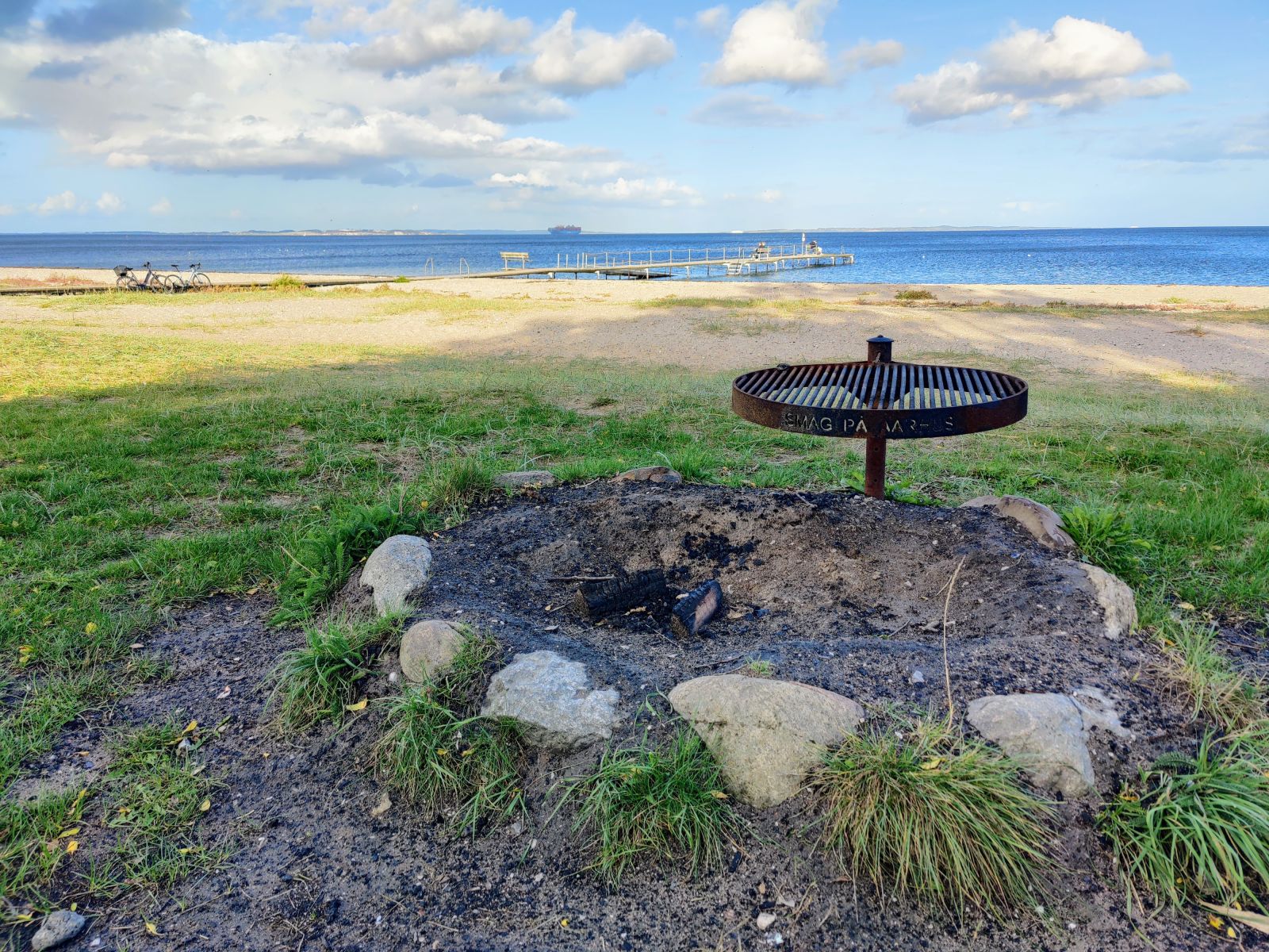 Bålplads ved Moesgård Strand - Sdr. Strandmark