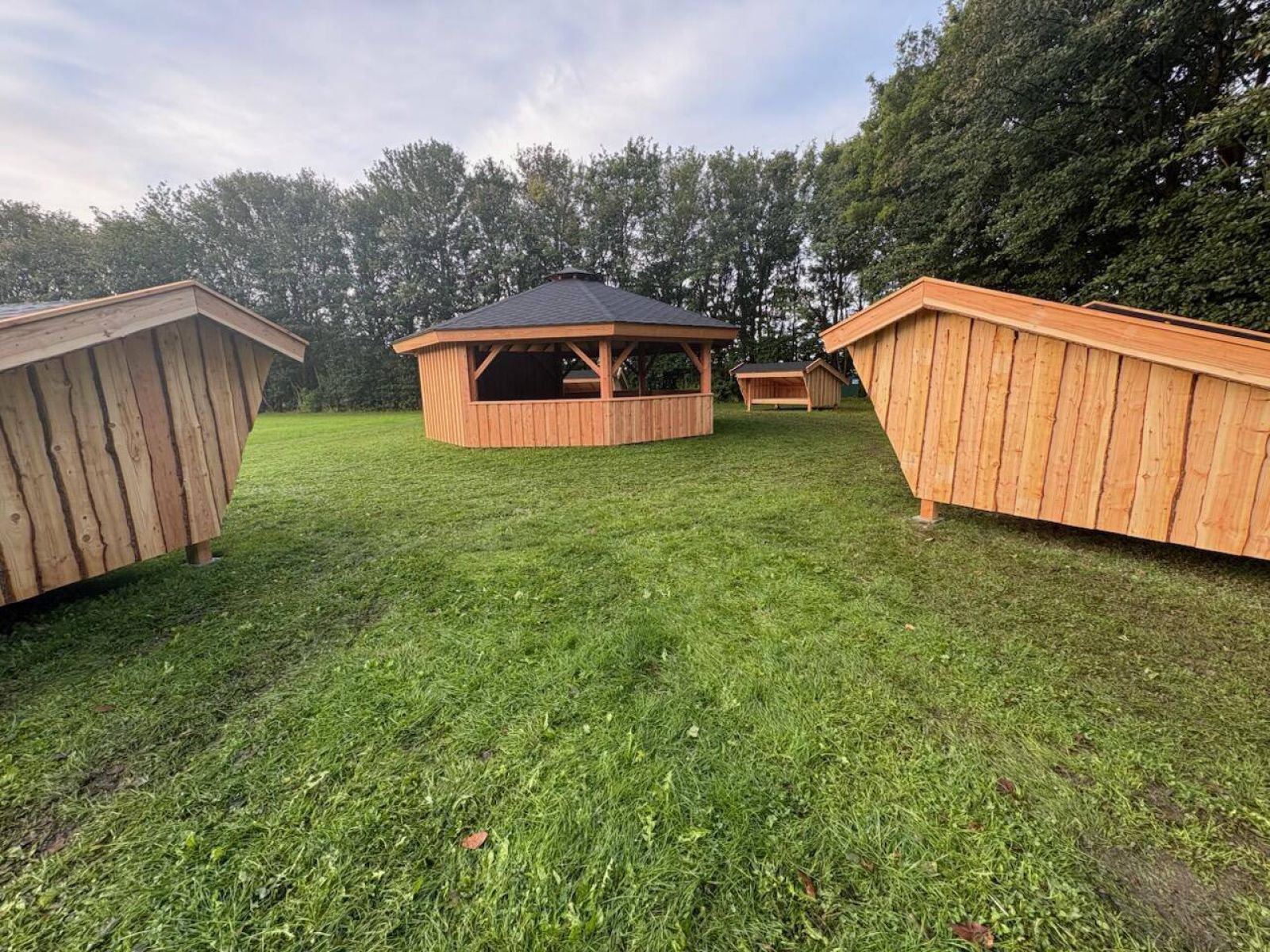 Shelters på sportspladsen