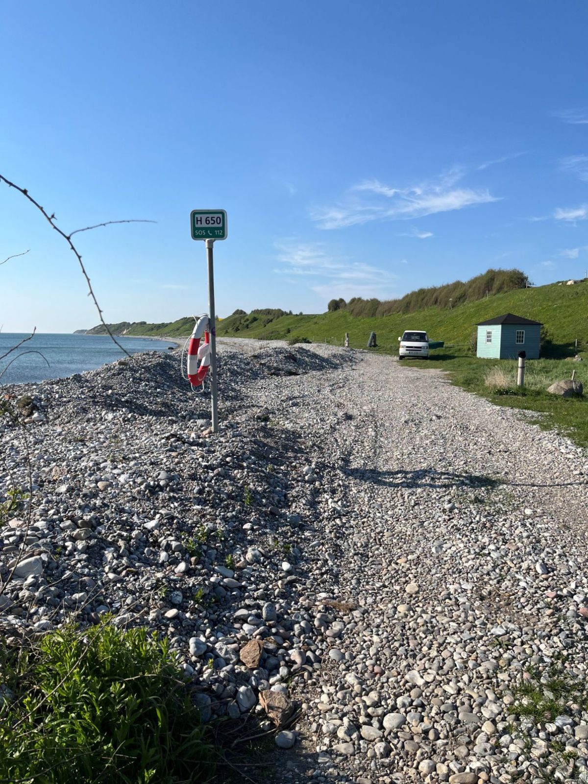 Adgang via strandvej