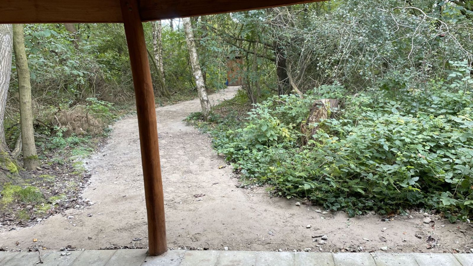 Adgangsvej til bålhytten