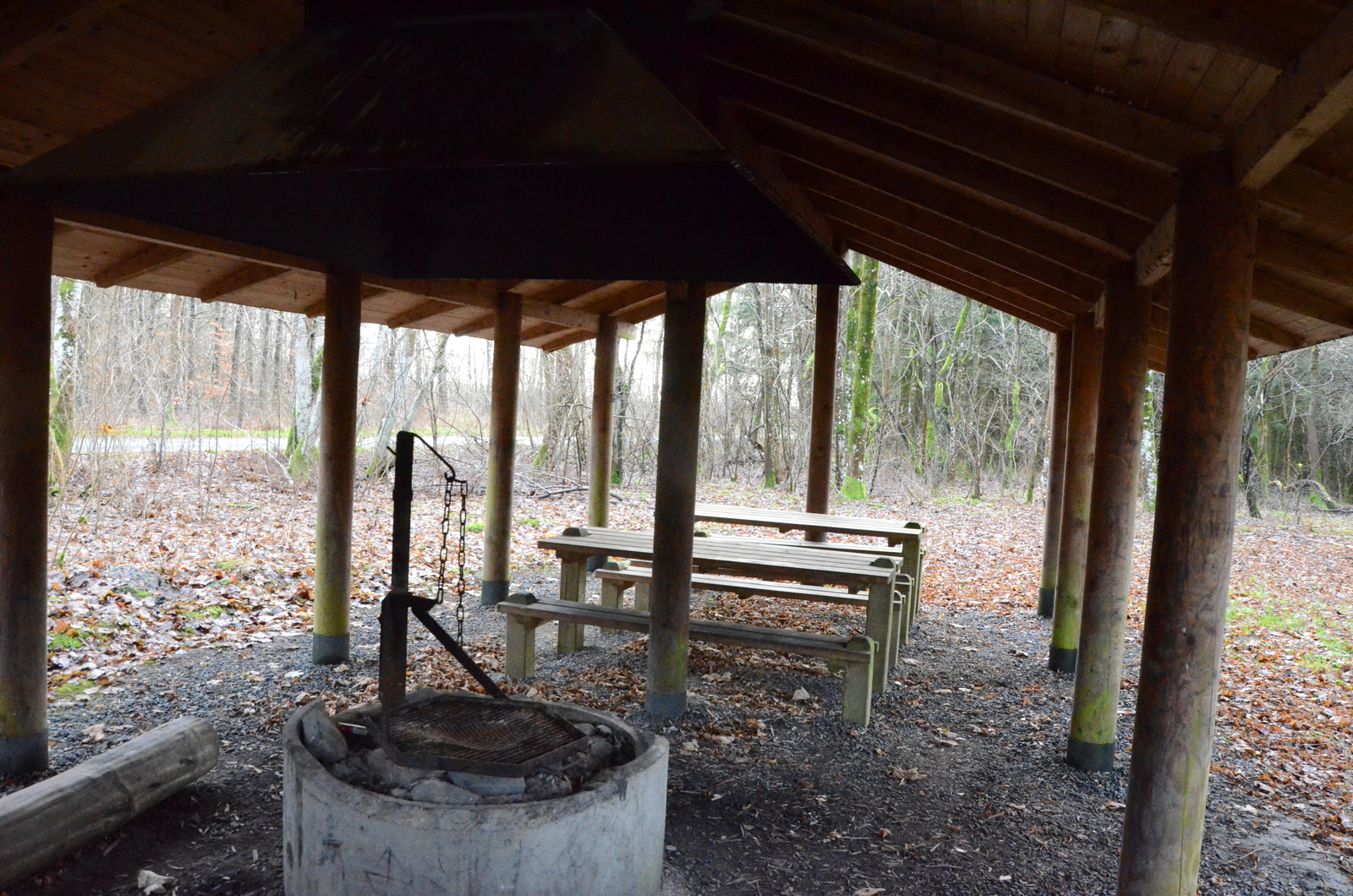 Bålhytte v. Løvbakkerne, shelter in Denmark