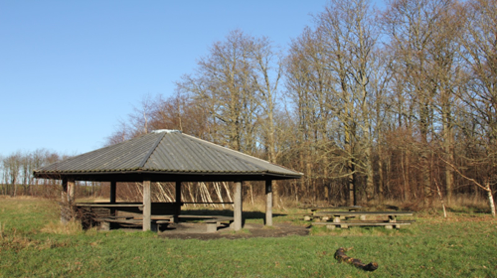 Bålhytte Vestskoven øst, shelter in Denmark
