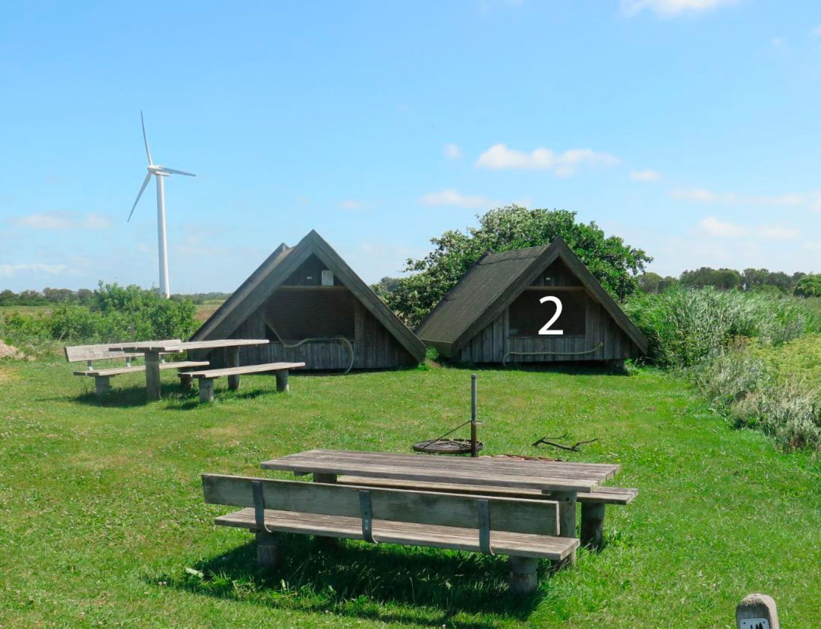 Foto af shelter 1 ved Kytterup Havn