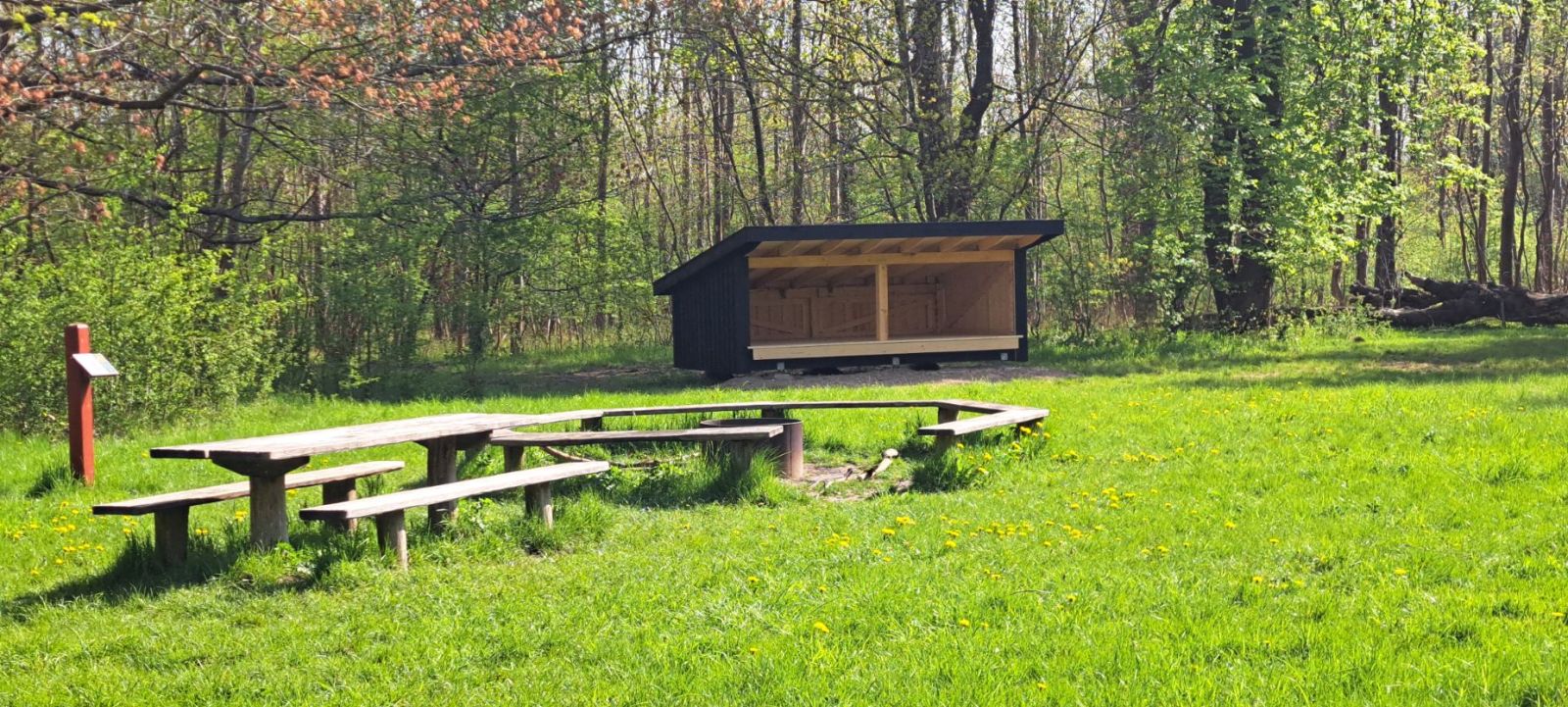 Vestskoven, shelter ved Bymosevej                              – miniature 1