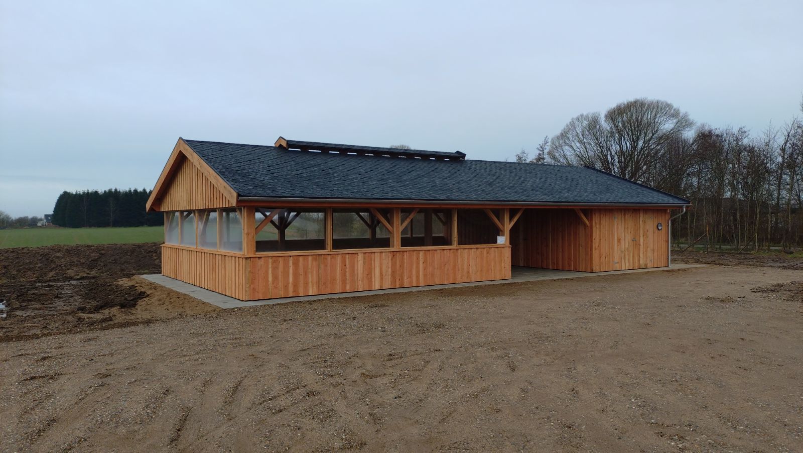 Bålhytte på FDF grunden, shelter in Denmark