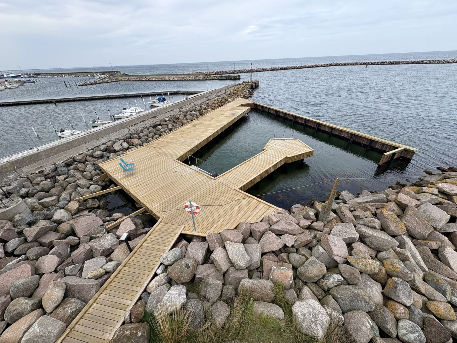 Strandby Havnebad oversigt over anlægget