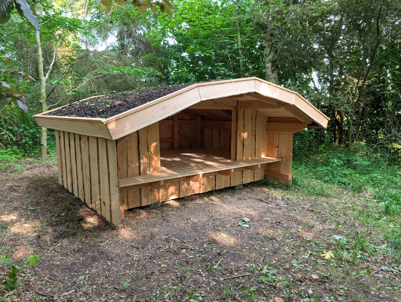 Shelter ved spejderhytten i Nr. Lyndelse
