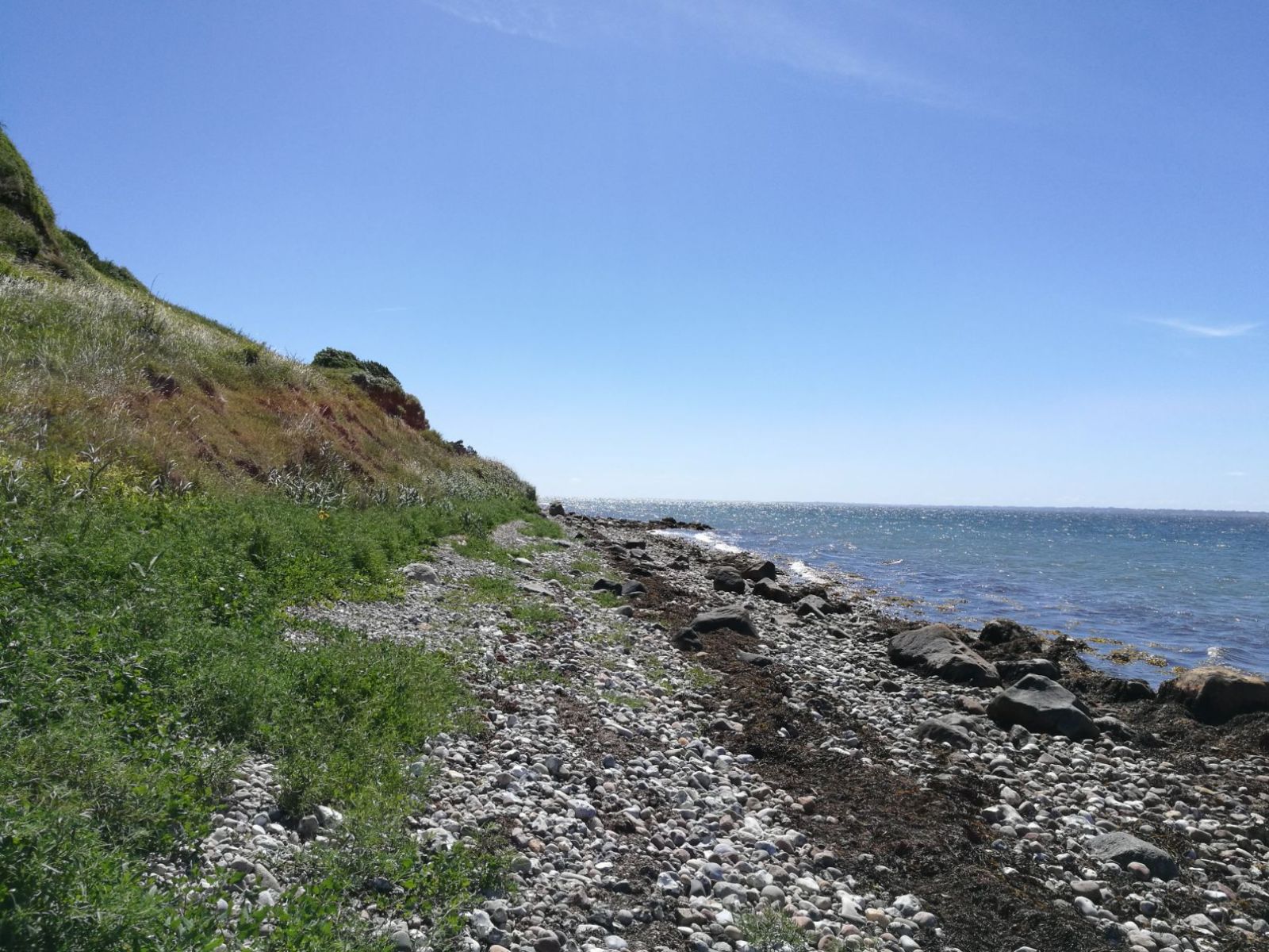 Ujævn men udsigtsrig tur på stranden