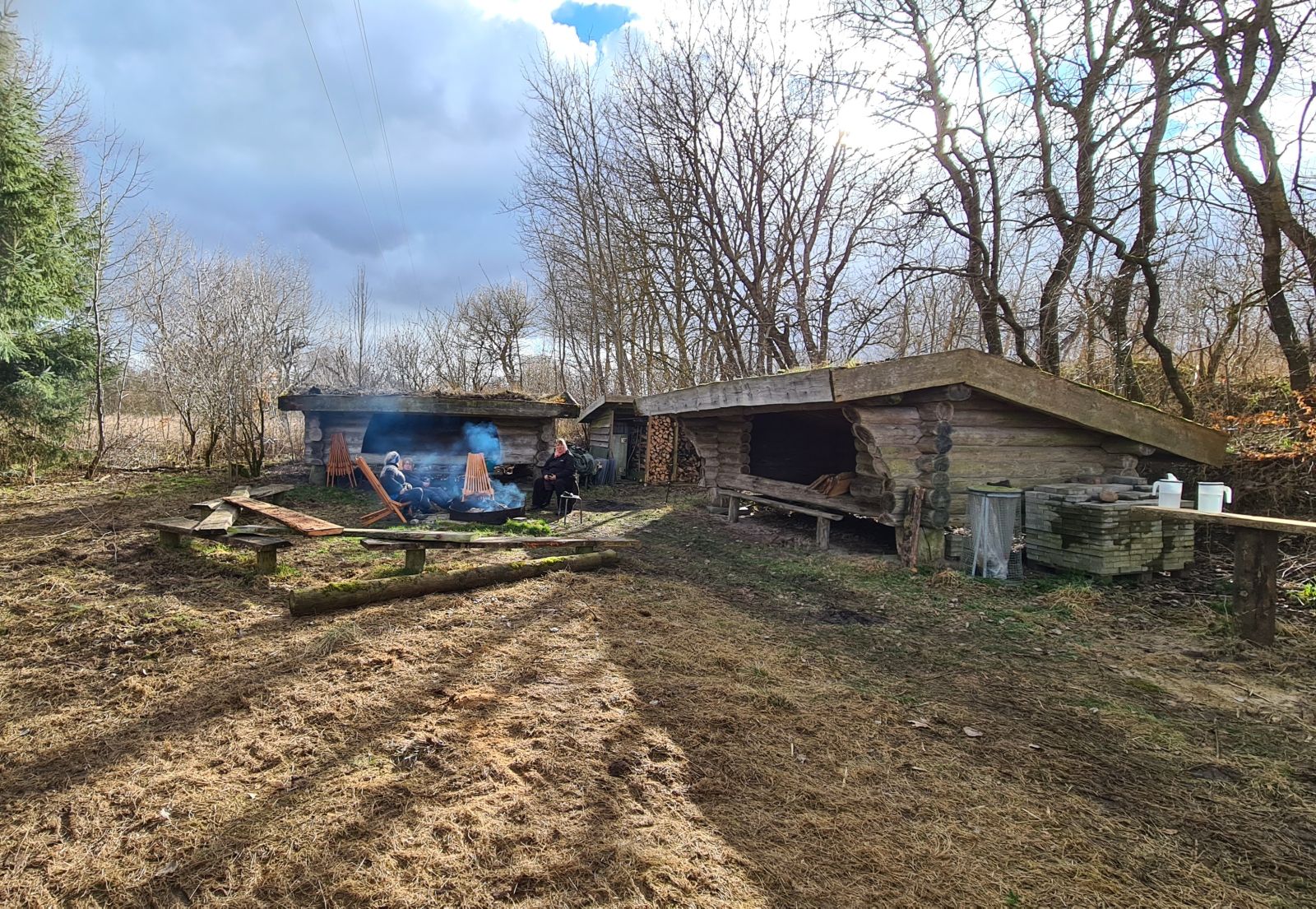 lejrplads med plads til telte