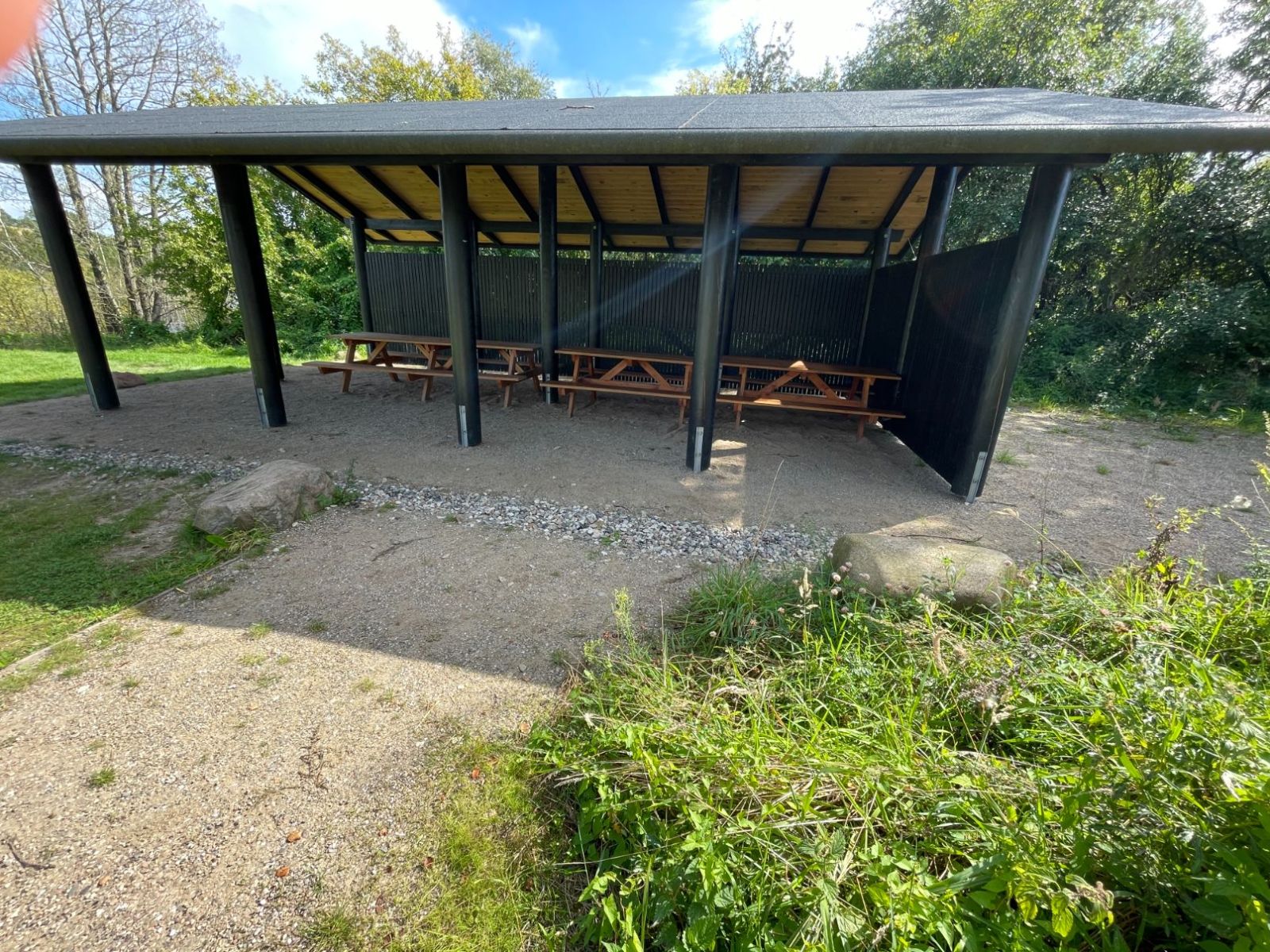 Madpakkehytte ved Gunnars Plads i Haastrup, shelter in Denmark