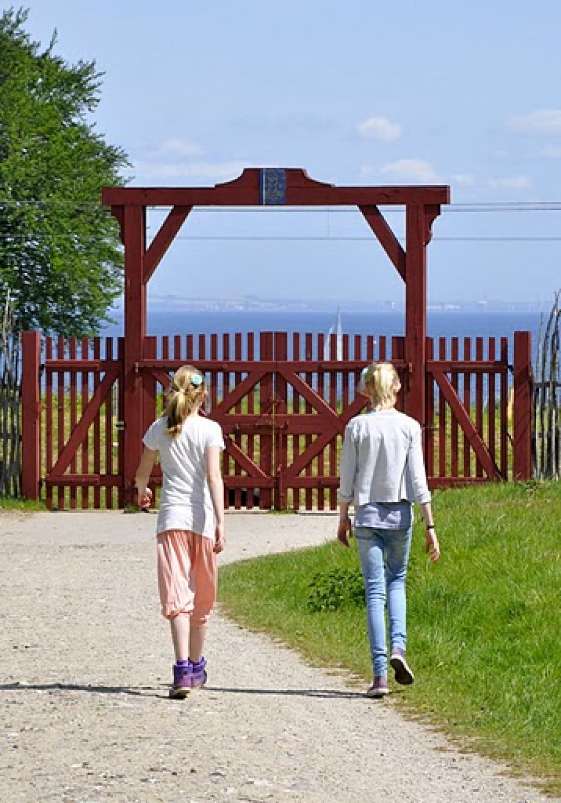 Rød port i Dyrehaven