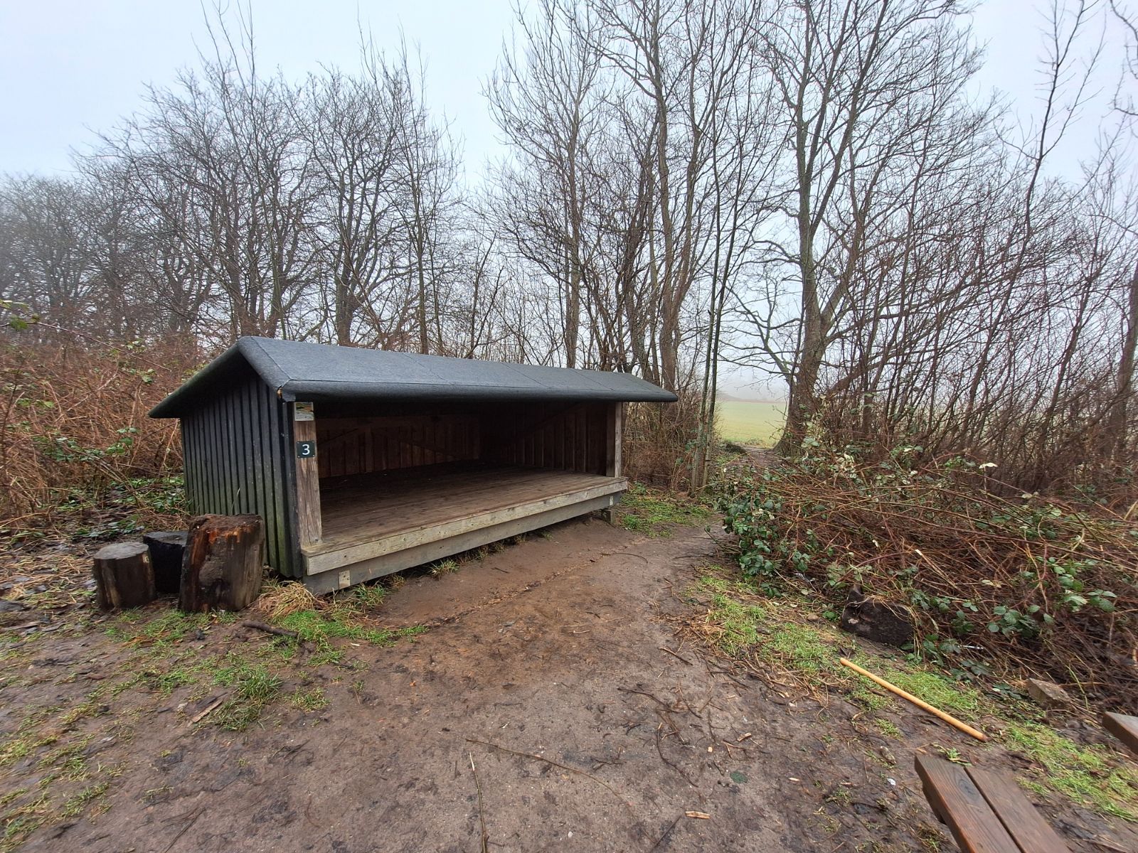 Kalø Hovedgård   - Shelter nr. 3 (ikke bookbar)                  – miniature 3