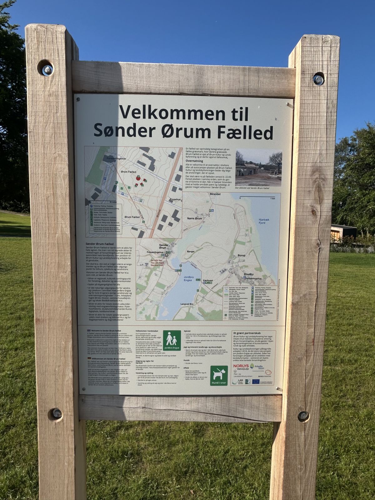Ørum Fælled infotavle