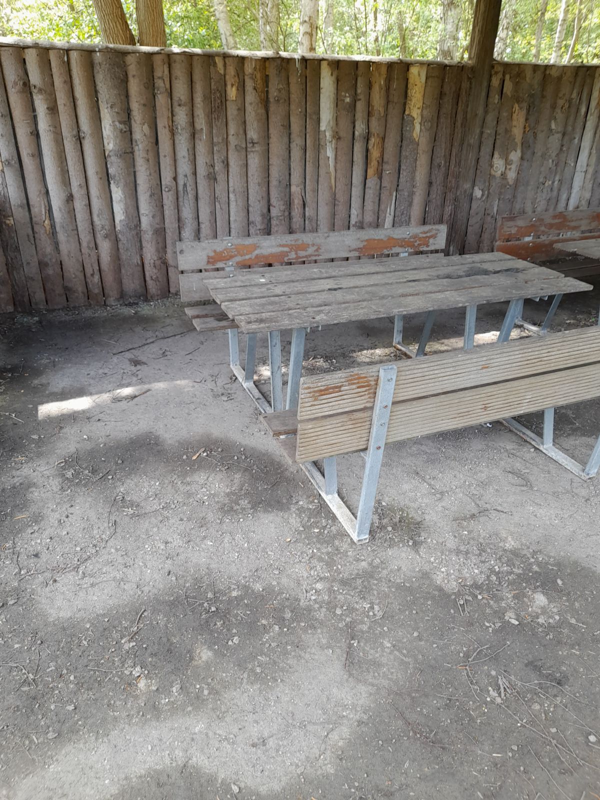 Underlaget i madpakkehuset. 