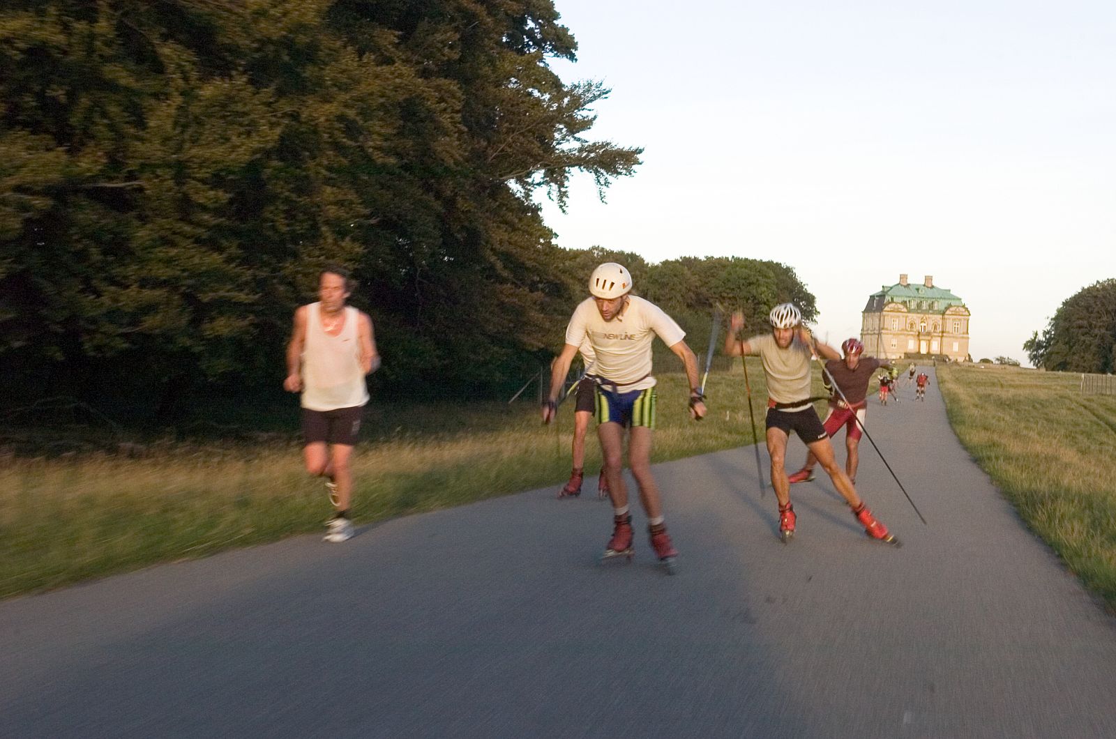 Vej op til erimitageslottet