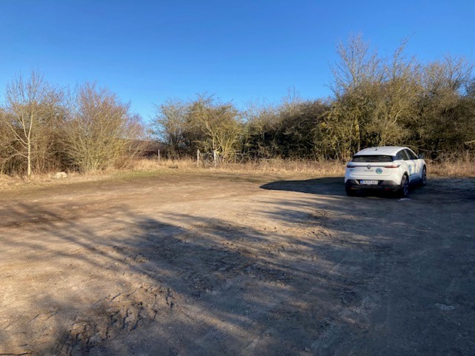 Grus parkering. Holbæk fælled.