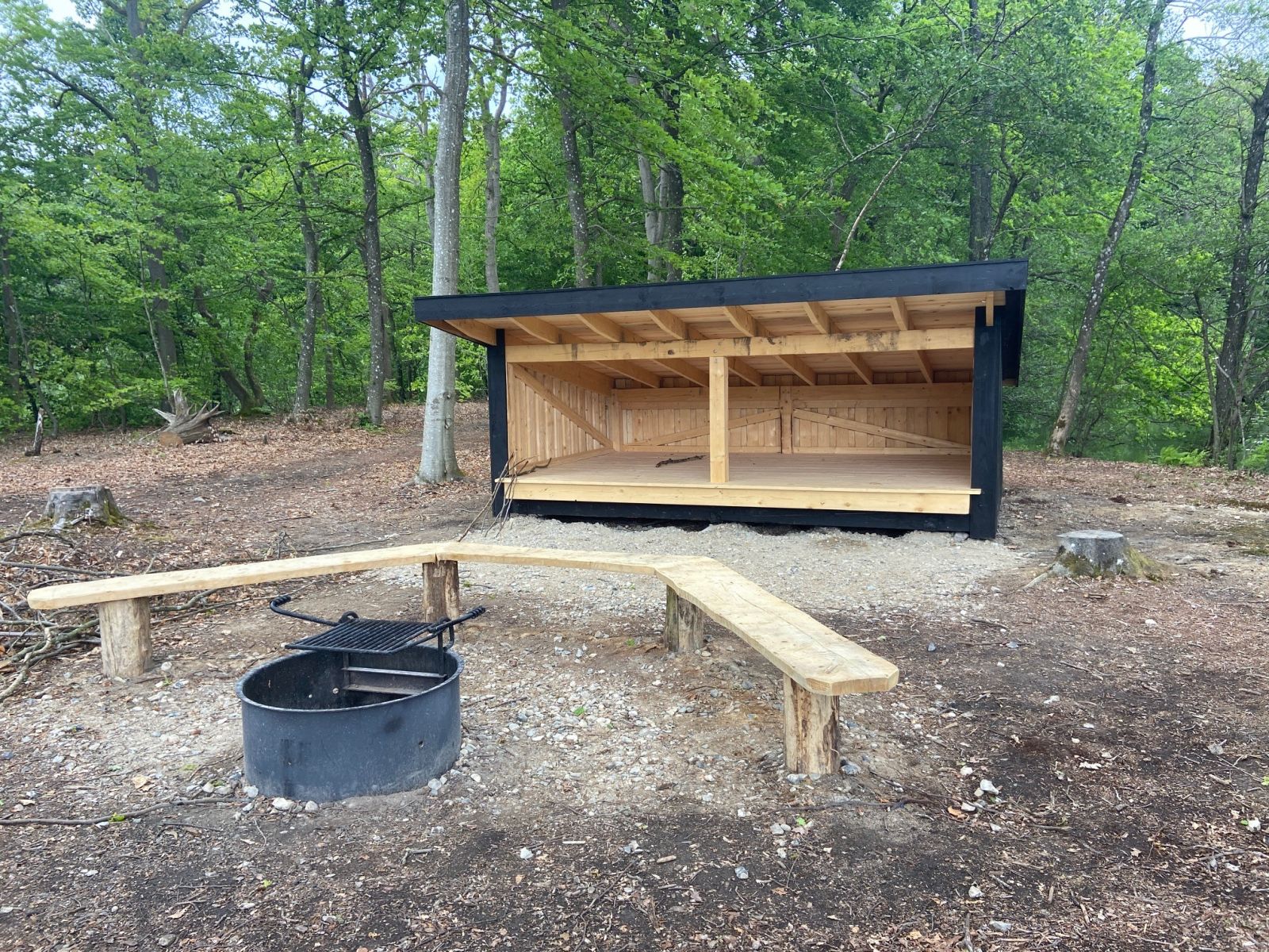 Tokkekøb Hegn, Shelterplads ved Store Donse Dam – miniature 3
