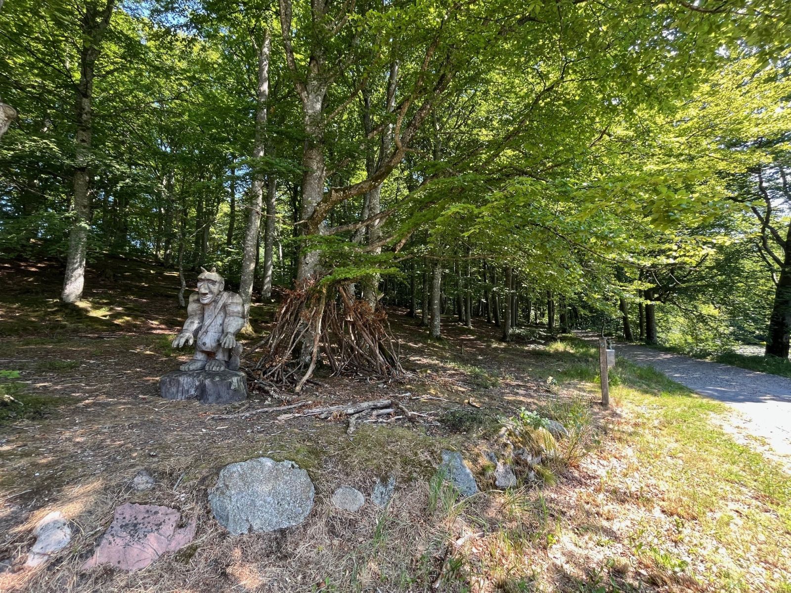 "Indgang" til Rød rute. 