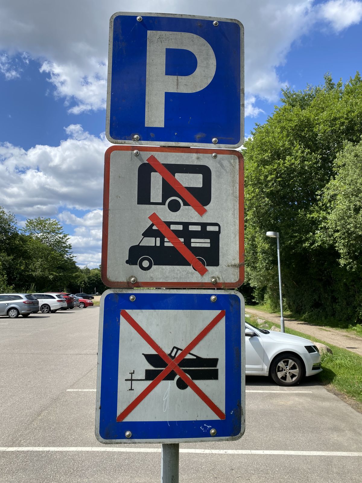 Skimminghøj parkeringsplads