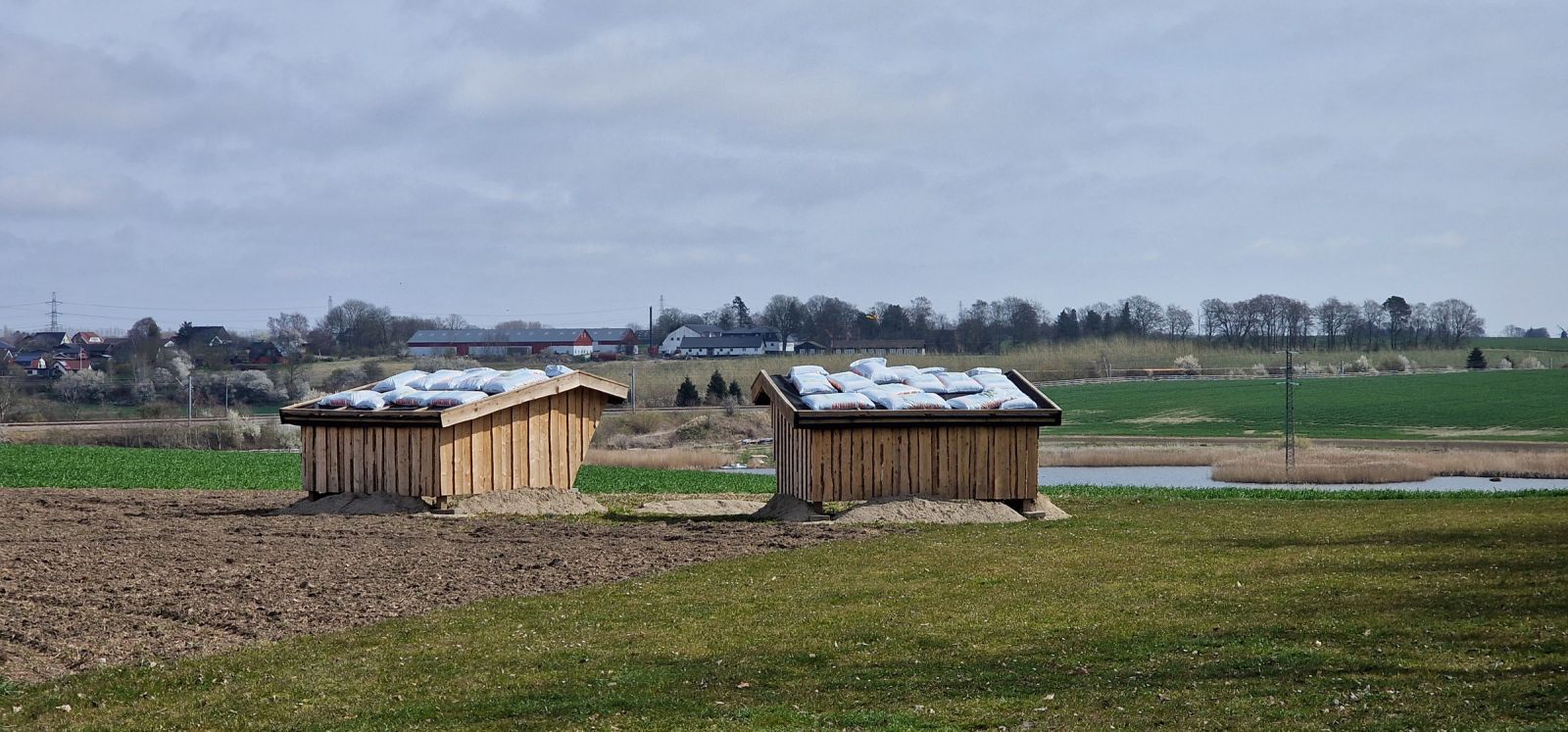 Shelterplads set fra Snostrupvej