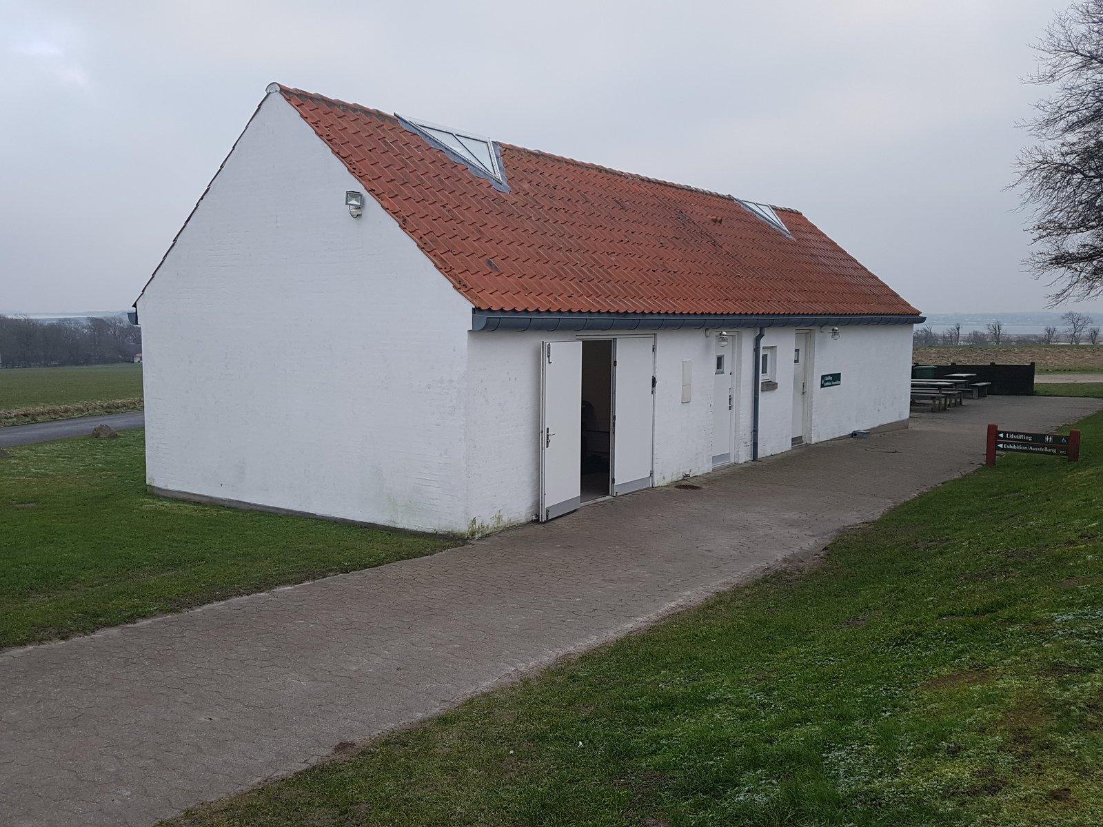 Udstillingshus med toilet