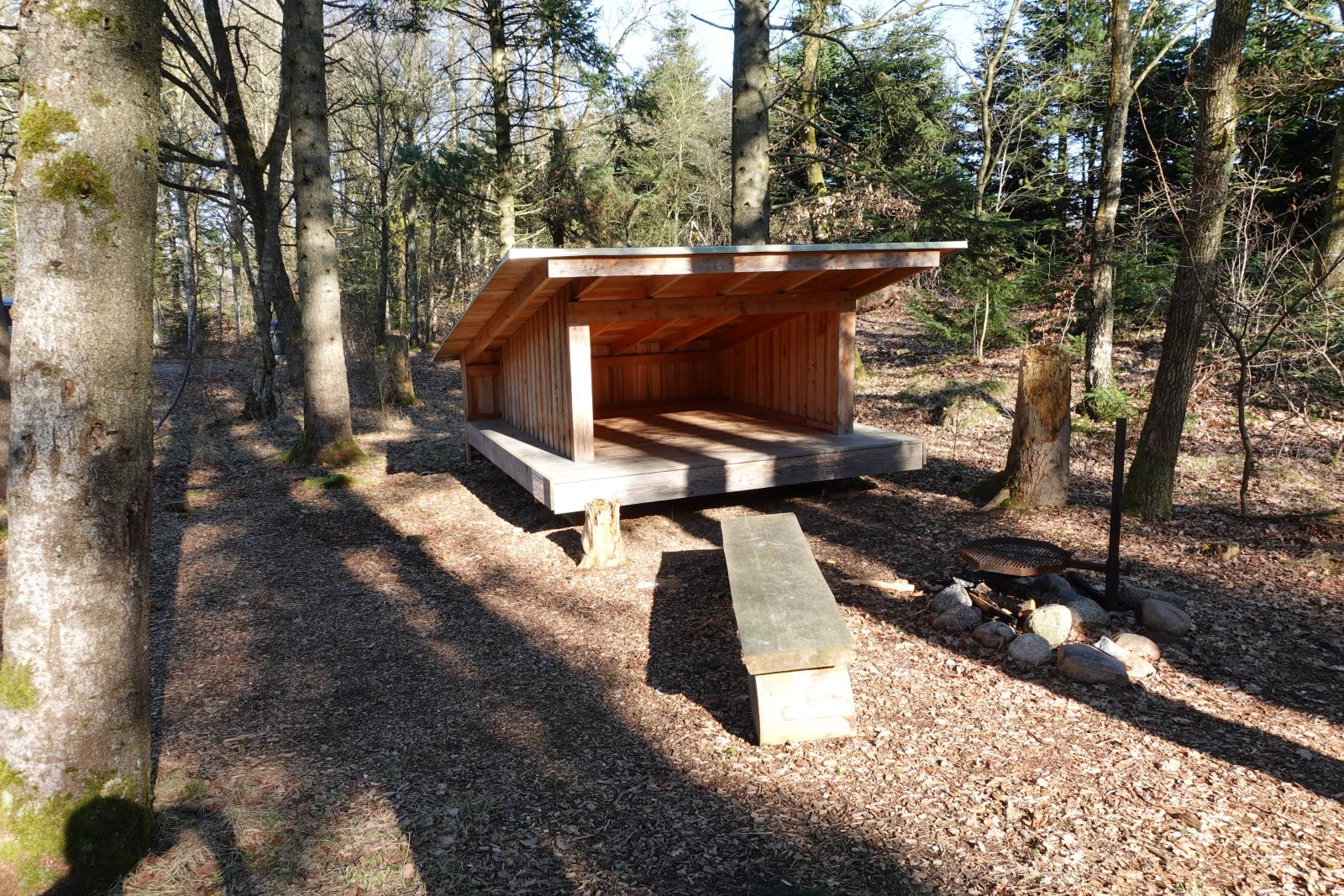 Foto afshelter 3 på Ulfborg Shelterplads