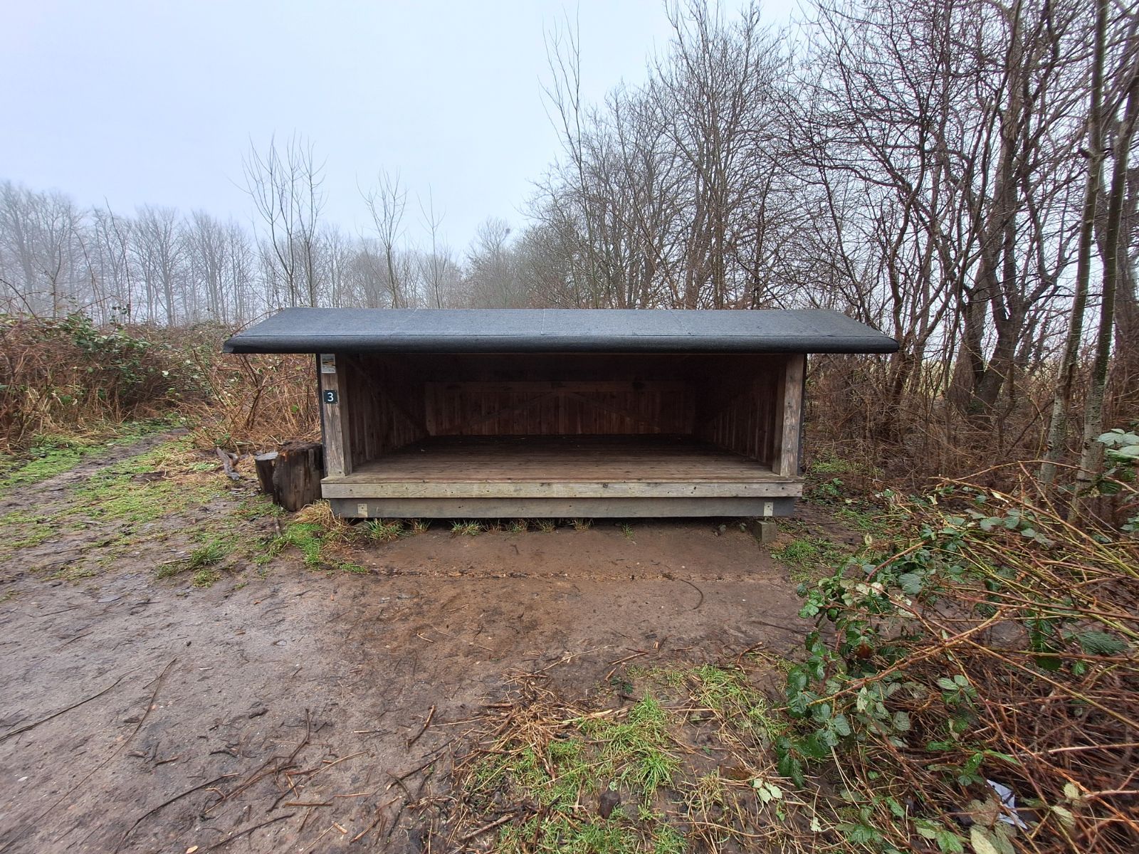 Kalø Hovedgård   - Shelter nr. 3 (ikke bookbar)                  – miniature 2