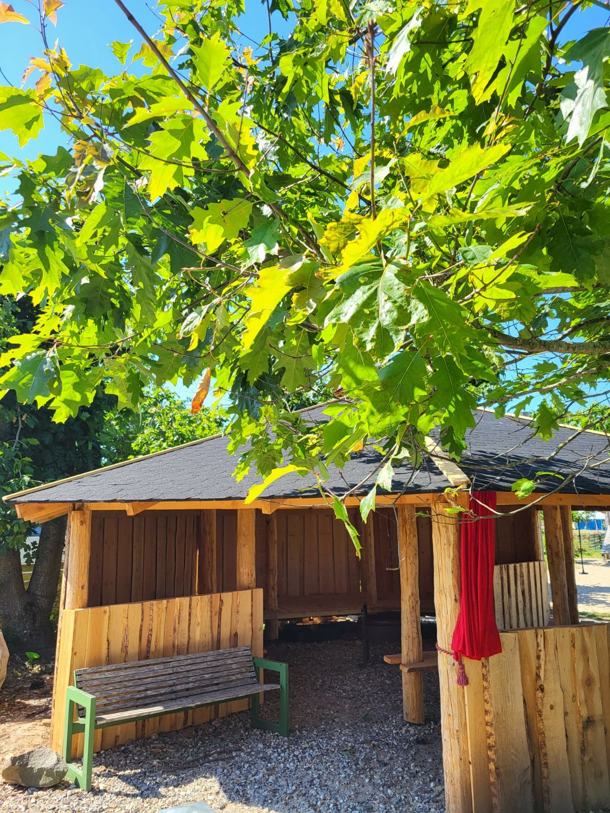 Bålhytte Friskolen i Gjerrild, shelter in Denmark