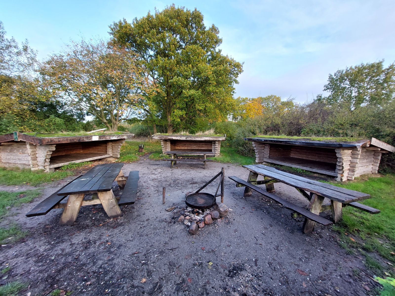 Bålplads ved Skibelund Shelterplads, shelter in Denmark