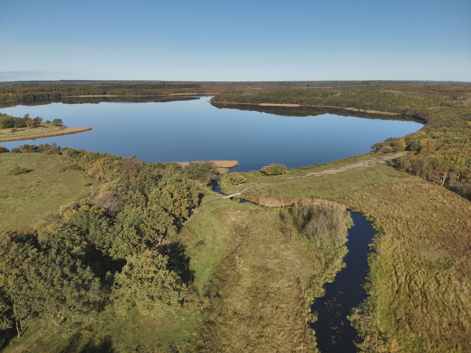 Foto fra Flyndersø, tæt på ruten 