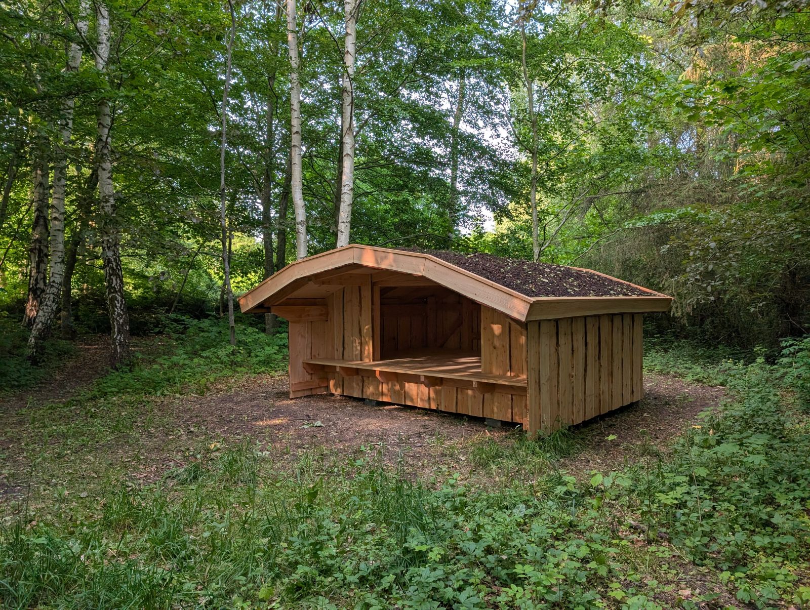 Shelter ved spejderhytten i Nr. Lyndelse