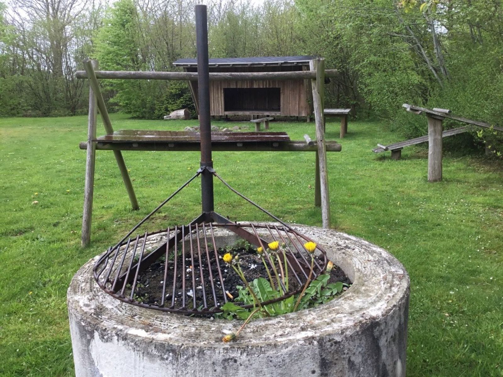 Grill, shelter in Denmark