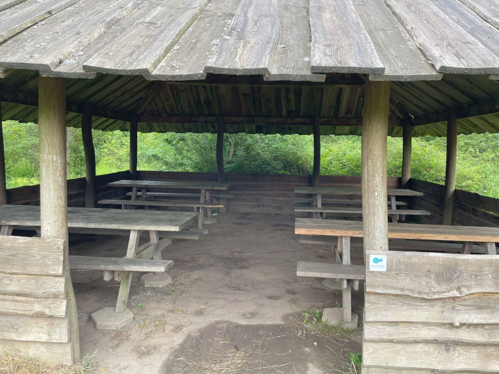 Madpakkehus i Espe Folke- og Tumlepark, shelter in Denmark