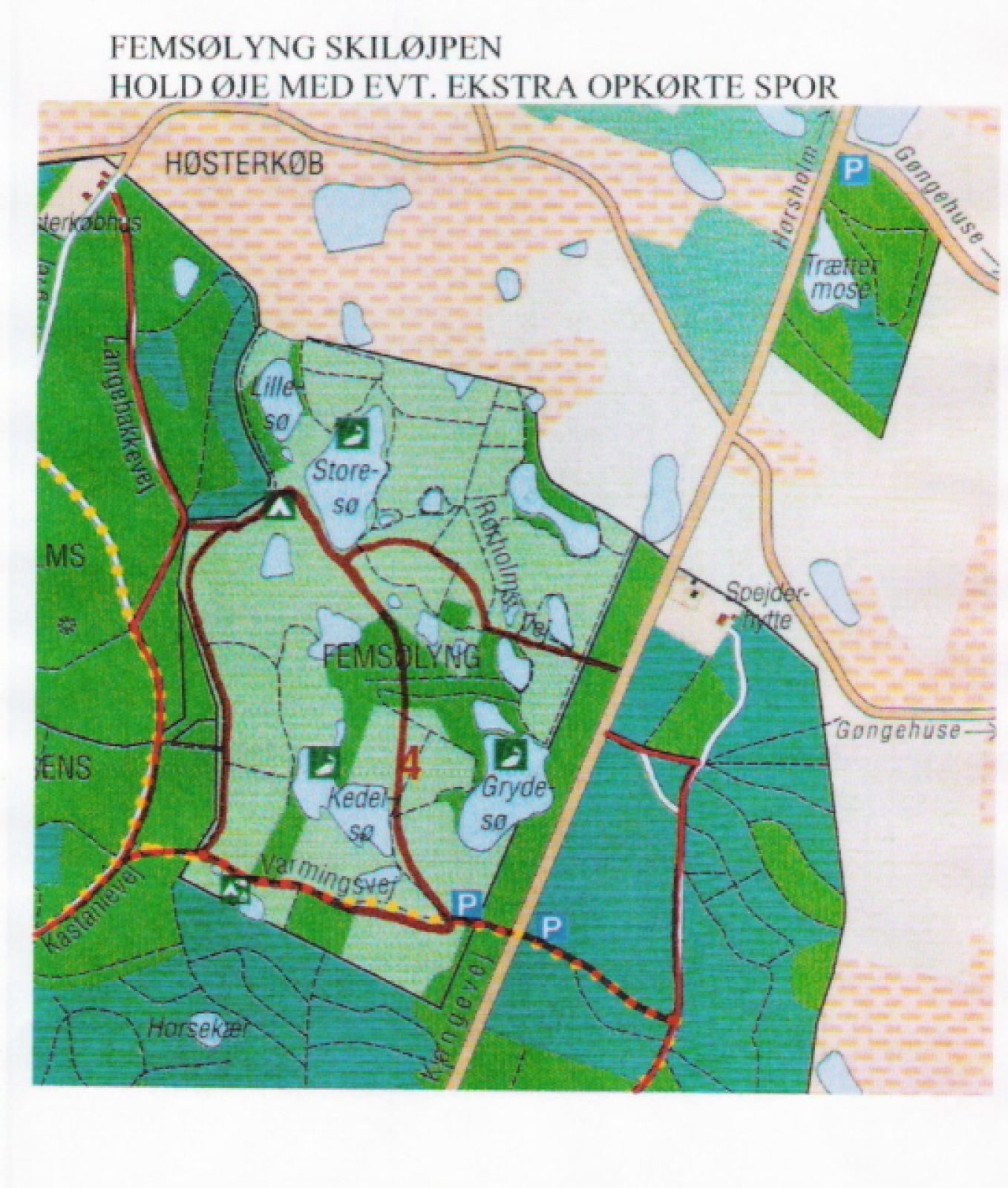 løjpekort når der trækkes spor