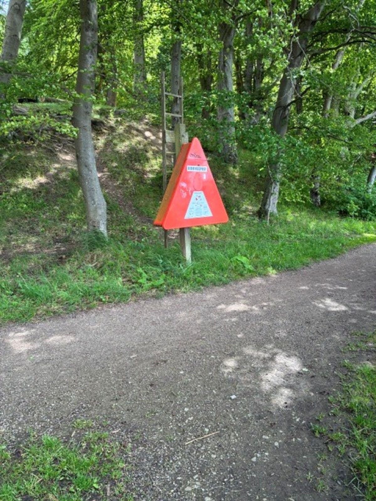 Redningskrans ved badebroen