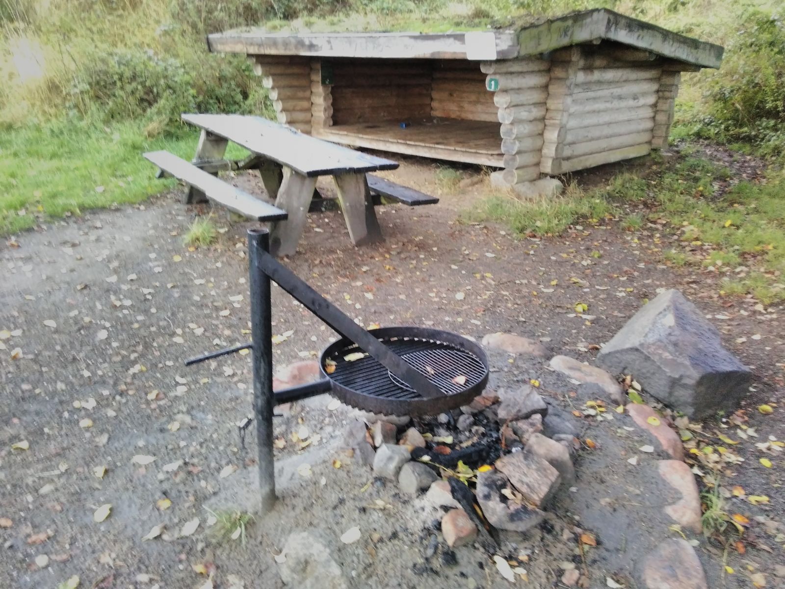 Bålplads ved Ferup Sø Shelter 1 - udinaturen.dk