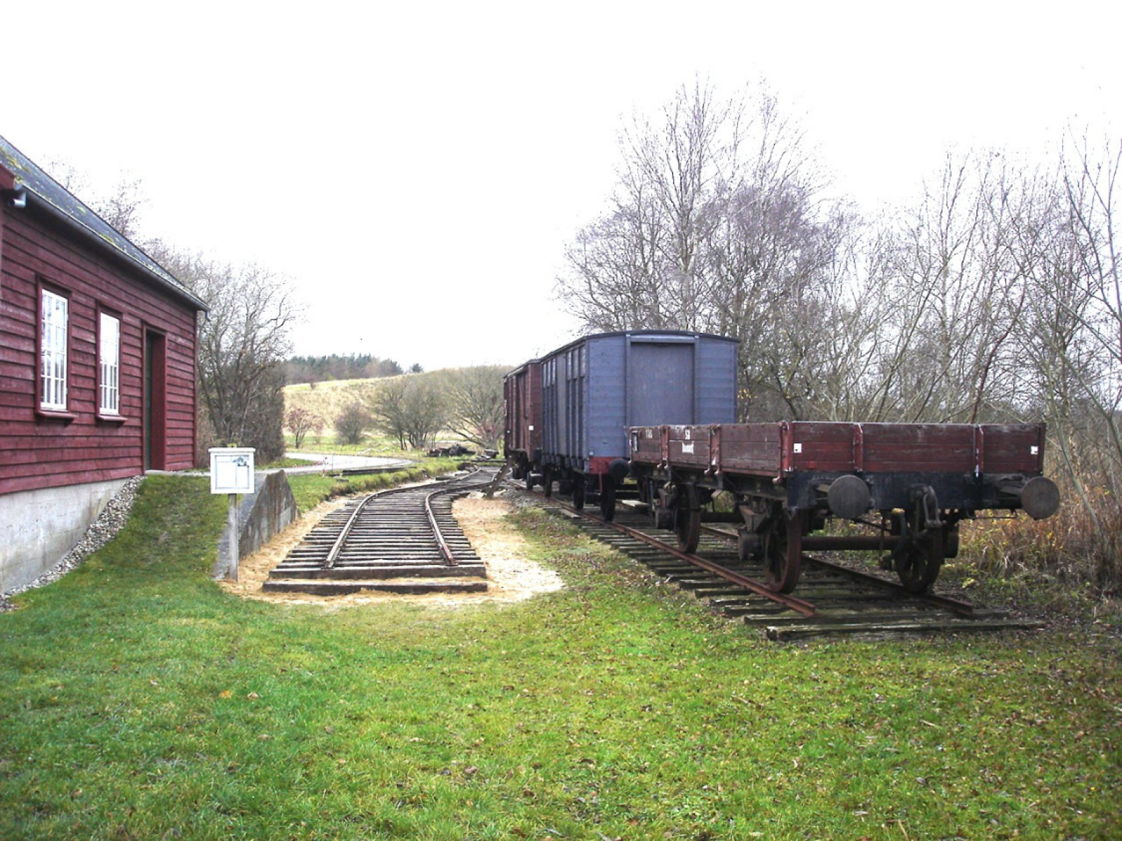 Godsvogn ved Pakhuset i Sundsøre